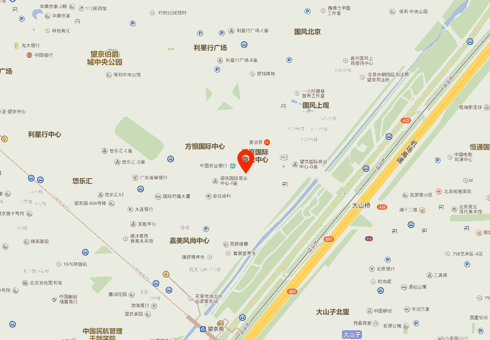 万科时代中心·望京位置地图